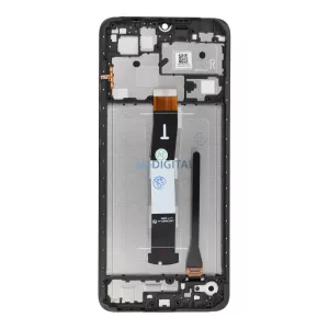 Xiaomi Redmi 12C fekete LCD + érintőpanel kerettel, FixCell