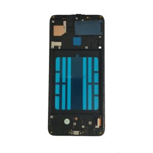 Samsung Galaxy A70 LCD + érintőpanel kerettel, fekete, SM-A705, Incell
