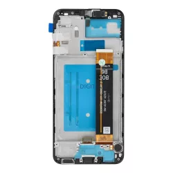   Samsung Galaxy A23 4G LCD+érintőpanel kerettel, fekete, SM-A235