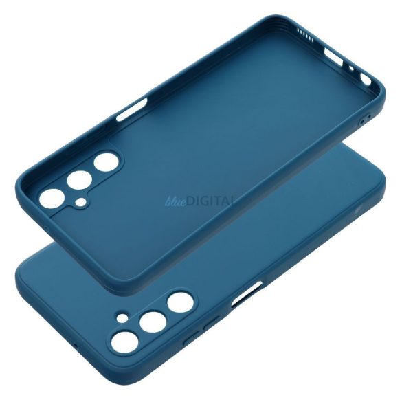 Samsung Galaxy A56 szilikon tok, hátlap tok, kék, SM-A566, matt