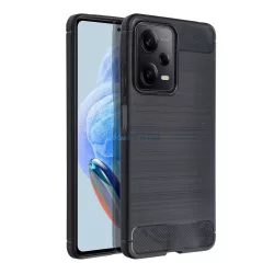 Xiaomi Redmi Note 14 5G szilikon tok, fekete, Carbon fiber
