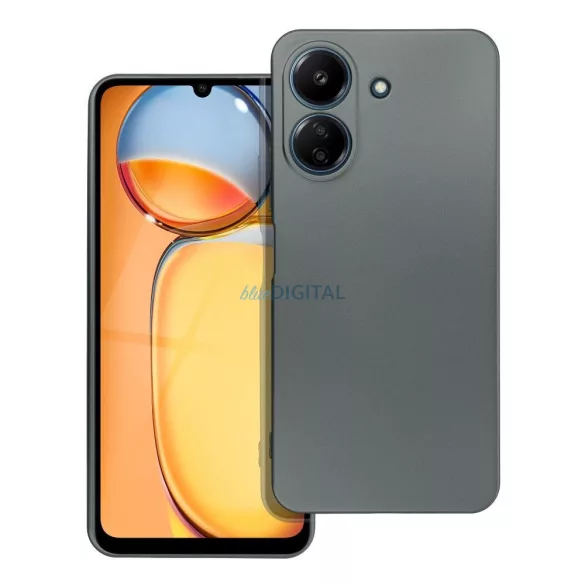 Xiaomi Redmi Note 14 5G hátlap tok, TPU tok, szürke, Metallic