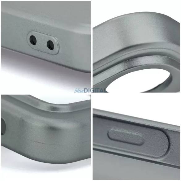 Xiaomi Redmi Note 14 5G hátlap tok, TPU tok, szürke, Metallic