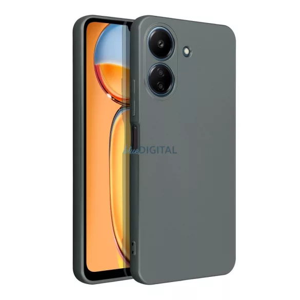 Xiaomi Redmi Note 14 5G hátlap tok, TPU tok, szürke, Metallic