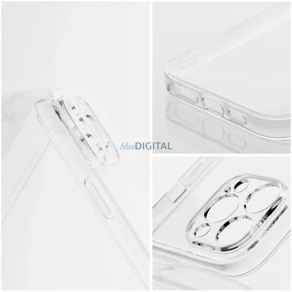 Honor 400 Pro szilikon tok, átlátszó, 2mm, kamera védelemmel, Clear