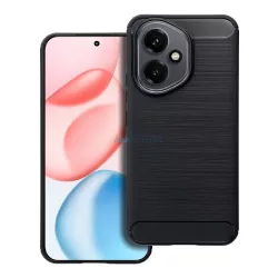 Honor 400 Pro szilikon tok, fekete, Carbon fiber