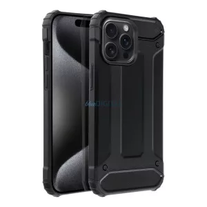 iPhone 17 Air (6.5") ütésálló hátlap tok, fekete, Defender II