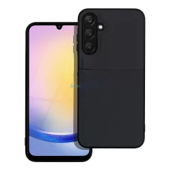   Samsung Galaxy S25 Edge telefon tok, szilikon tok, TPU tok, hátlap tok, fekete, SM-S937, Noble