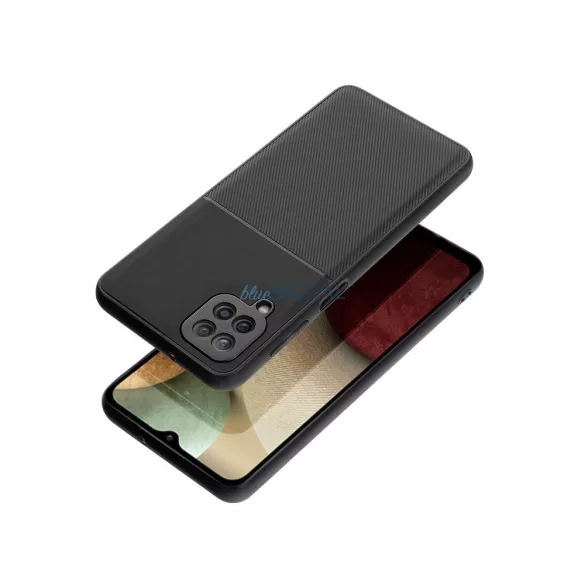 Samsung Galaxy S25 Edge telefon tok, szilikon tok, TPU tok, hátlap tok, fekete, SM-S937, Noble
