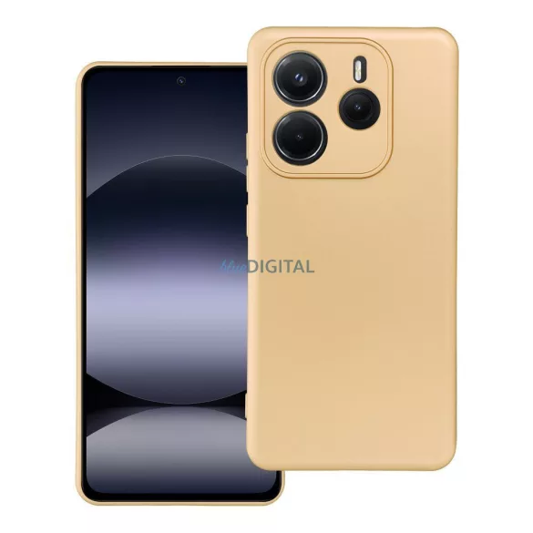 Xiaomi Redmi 15C 5G hátlap tok, TPU tok, arany, Metallic