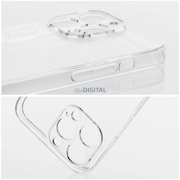 Samsung Galaxy A37 szilikon tok, átlátszó, 2mm, kamera védelemmel, SM-A376, Clear