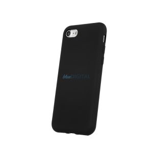 Honor Magic 7 Pro hátlap tok, szilikon, tok, velúr belső, fekete, matt, Silicone Case