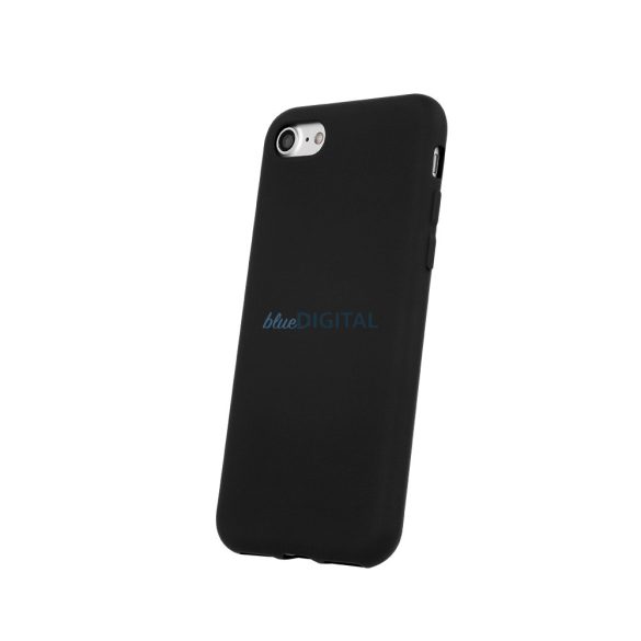 Honor Magic 7 Pro hátlap tok, szilikon, tok, velúr belső, fekete, matt, Silicone Case