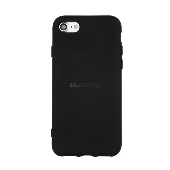 Honor Magic 7 Pro hátlap tok, szilikon, tok, velúr belső, fekete, matt, Silicone Case