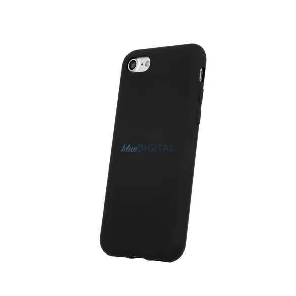 Honor 400 Lite szilikon tok, hátlap tok, velúr belső, fekete, matt, Silicone Case
