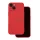 Honor 400 Lite szilikon tok, hátlap tok, velúr belső, piros, matt, Silicone Case