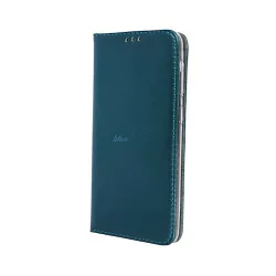   Honor 400 Lite telefon tok, könyvtok, notesz tok, oldalra nyíló tok, mágnesesen záródó, zöld, Smart Magnetic