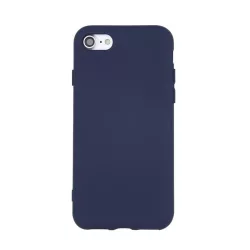   Samsung Galaxy M33 szilikon tok, hátlap tok, velúr belső, kék, matt, SM-M336, Silicone Case