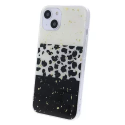   Samsung Galaxy A33 hátlap tok, TPU tok, SM-A336, Gold Glam Leopard 2