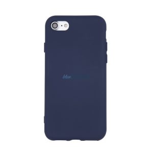 Xiaomi Redmi Note 13 4G szilikon tok, hátlap tok, velúr belső, kék, matt, Silicone Case