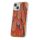 Samsung Galaxy A15 4G/5G hátlap tok, TPU tok, SM-A155, SM-A156, Gold Glam Orange