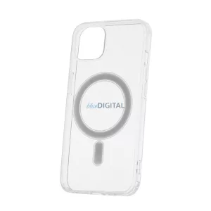 Samsung Galaxy S24 / S25 szilikon tok, átlátszó, 1,5mm, SM-S921, SM-931, Anti Shock Magsafe