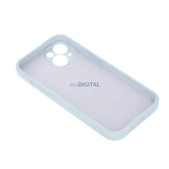 Xiaomi Redmi Note 14 5G szilikon tok, hátlap tok, velúr belső, babakék, matt, Silicone Case