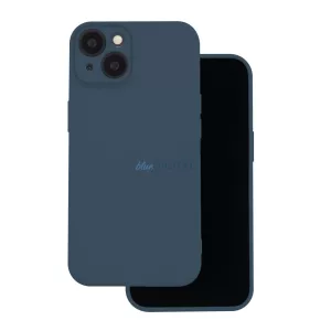 Honor 400 Smart szilikon tok, hátlap tok, velúr belső, kék, matt, Silicone Case