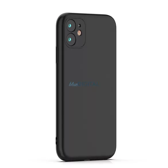 Xiaomi Redmi 15C 5G szilikon tok, matt, velúr belső, fekete, Silicone Case