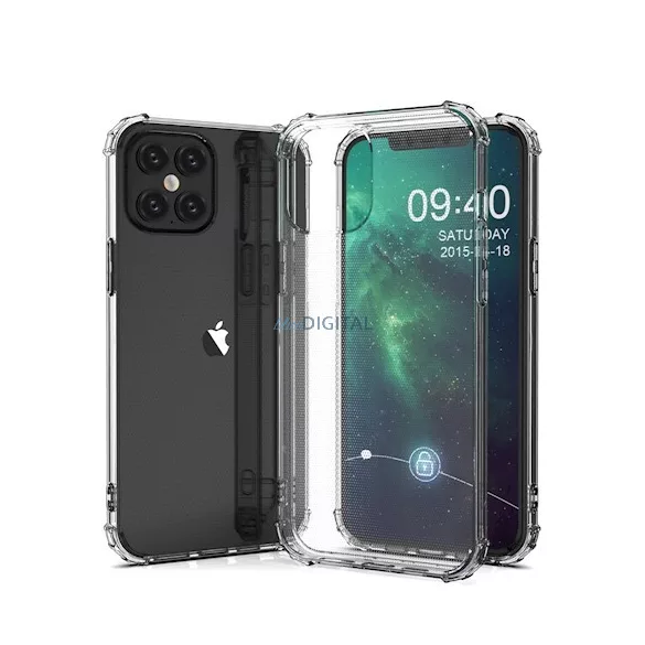 Honor 400 Pro szilikon tok, átlátszó, 1,5mm, Anti Shock