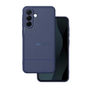 Samsung Galaxy A36 hátlap tok, TPU tok, kamera védelemmel, kék, SM-A366, Simple carbon