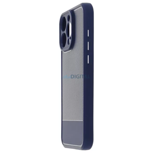 Samsung Galaxy A36 hátlap tok, TPU tok, kamera védelemmel, kék, SM-A366, Simple carbon