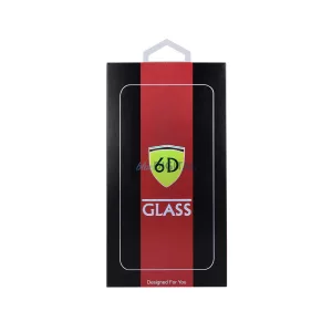 Xiaomi Redmi 15 4G előlapi üvegfólia, fekete, hajlított, 0.4mm, 9H, full glue, 6D 
