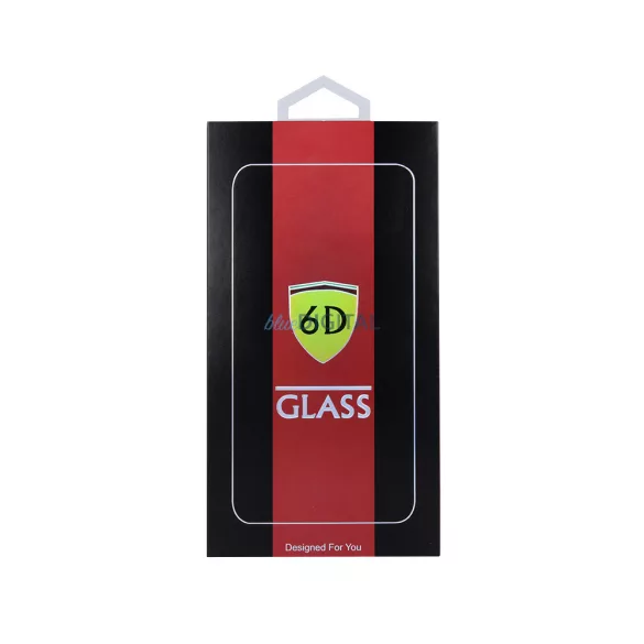 Xiaomi Redmi 15 4G előlapi üvegfólia, fekete, hajlított, 0.4mm, 9H, full glue, 6D 