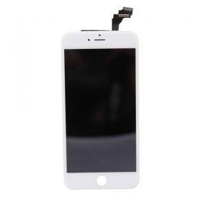 iPhone 6 6G Plus (5,5") fehér LCD + érintőpanel+takaró lemezzel AAAA (MK PARTS) minőségű