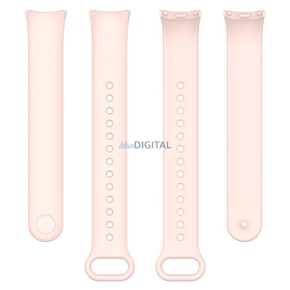 Xiaomi Mi Band 8 okosóra szíj, szilikon, rózsaszín, Techsuit