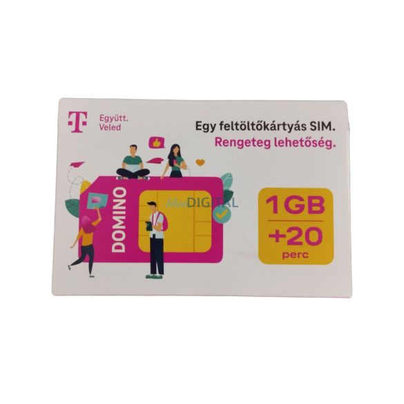 Domino/Telekom sim kártya 20 perc / 1GB internet