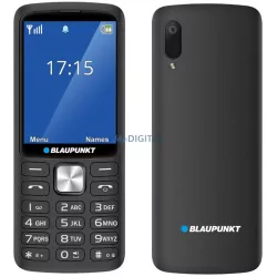   Blaupunkt V25 mobiltelefon, kártyafüggetlen, dual sim, magyar nyelvű, fekete