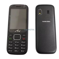 Navon BT190 mobiltelefon, single sim, fekete