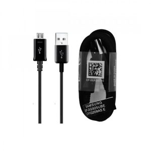 Samsung EP-DG925UBE S6 / 7 fekete gyári micro USB adatkábel 1.2m