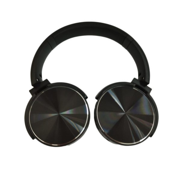 Vezeték nélküli fejhallgató, fekete, összecsukható, Miccell VQ-B02