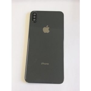 iPhone XS Max (6,5") fekete készülék hátlap kamera plexivel