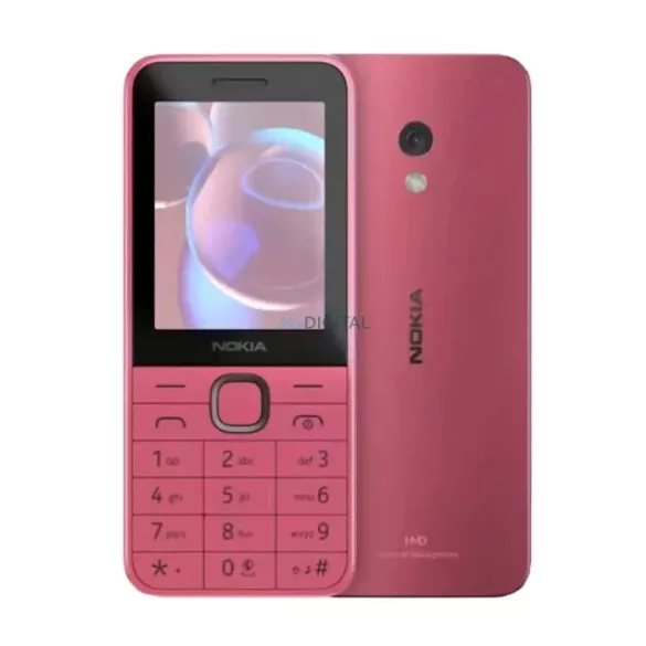 Nokia 225 4G (2024) mobiltelefon, dual sim, rózsaszín, TA-1610