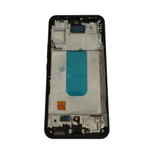 Samsung Galaxy A54 LCD + érintőpanel kerettel, TFT, fekete, SM-A546