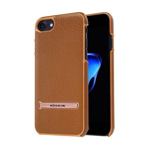 Nillkin M-Jarl iPhone 7 (4,7") iPhone 8 (4,7") barna bőr prémium hátlap tok