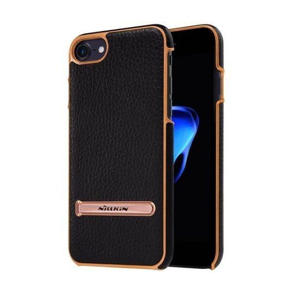 Nillkin M-Jarl iPhone 7 Plus (5,5") iPhone 8 Plus (5,5") fekete bőr prémium hátlap tok