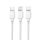 XO NB103 3in1 iPhone 8pin Type-C Micro USB fehér adatkábel 1m 2.1A XO NB103 3in1 iPhone 8pin Type-C Micro USB fehér adatkábel 1m 2.1A