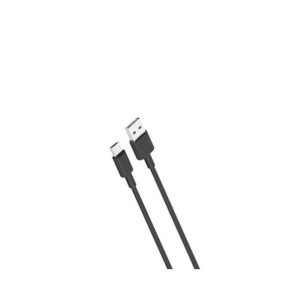 Micro USB adatkábel, 2.1A, 2M, fekete, XO NB103 