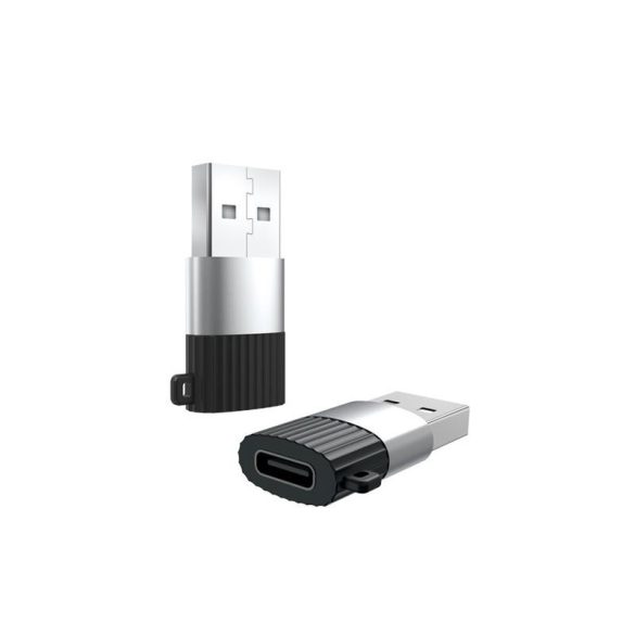 USB-A - Type-C adapter, fekete, XO-NB149E