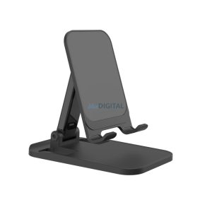 Asztali telefon / tablet tartó, dönthető / kihúzható, fekete, XO C67